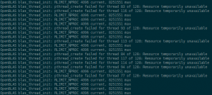 Python创建大量线程时遇上OpenBLAS blas_thread_init报错怎么办?-实验盒
